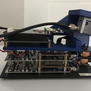 Dual-pico projector SLI scanner