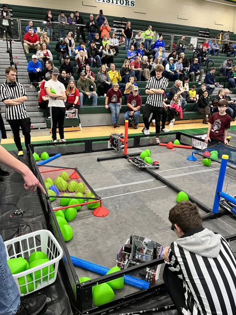 Judging a local VEX Robotics event