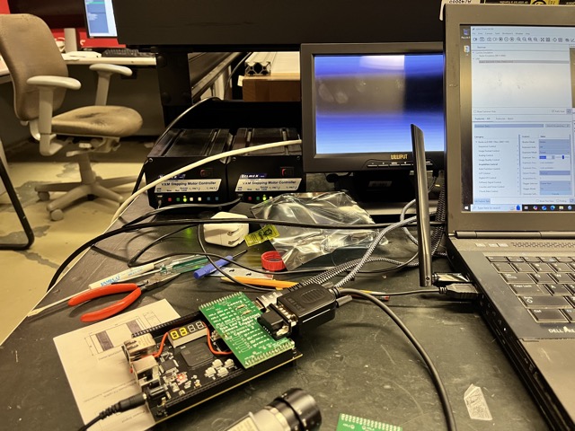 FPGA controller synchronizing a machine vision camera to an HDMI signal
